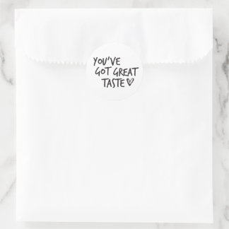 You've Got Great Taste Thank You Stickers - Labels