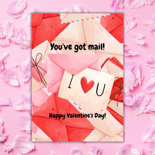 You've Got Mail Classroom Valentine's Day Photo Holiday Card