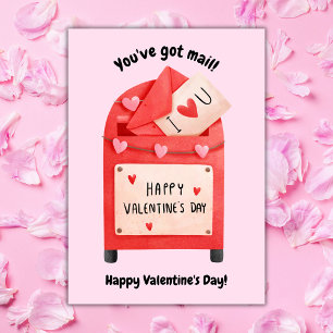 You've Got Mail Classroom Valentine's Day Photo Holiday Card
