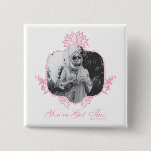 You've Got This - The White Lotus 2 Inch Square Button