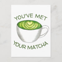 You've Met Your Match Matcha Green Tea Latte Love