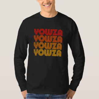 Yowza Weird Goofy Odd Old Retro Repeating Dad Wor T-Shirt