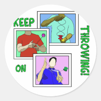 yoyo Classic Round Stickers