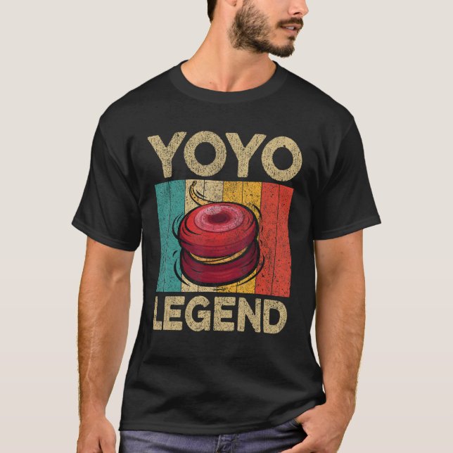 Yoyo Legend  Vintage Yoyo T-Shirt (Front)