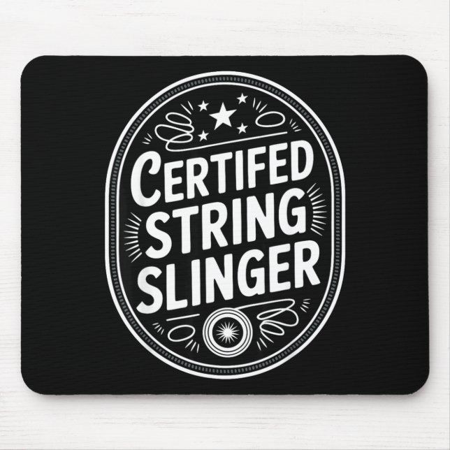 Yoyo Player Vintage Yo-yo  Mouse Pad (Front)