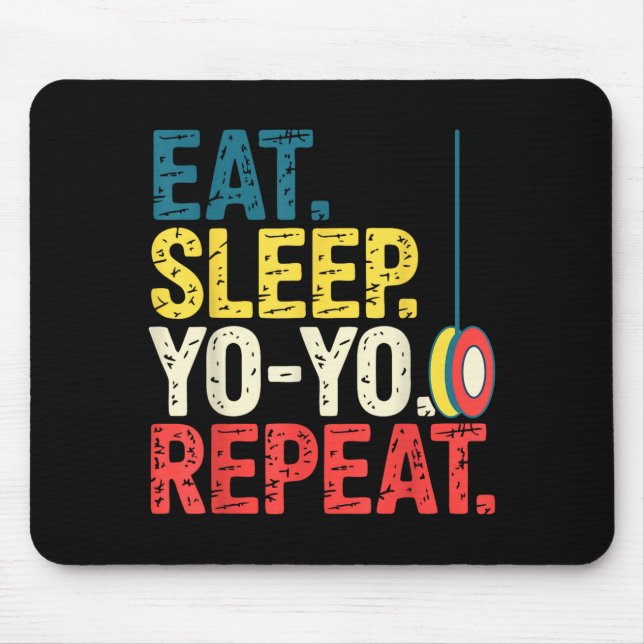 Yoyo Player Yo-yo Enthusiast  Mouse Pad (Front)