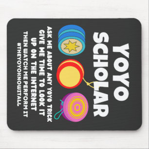Yoyo scholar yoyo know it all mouse pad