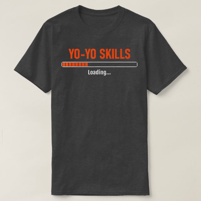 YoYo Skills Loading  70s 80s 90s Hobby Pastime Old T-Shirt (Design Front)