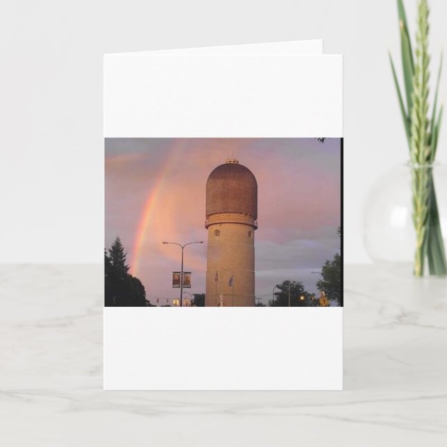 Ypsilanti Water Tower Holiday Card (Front)
