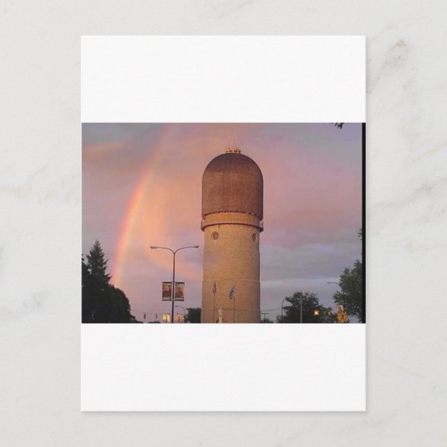 Ypsilanti Water Tower Postcard (Front)