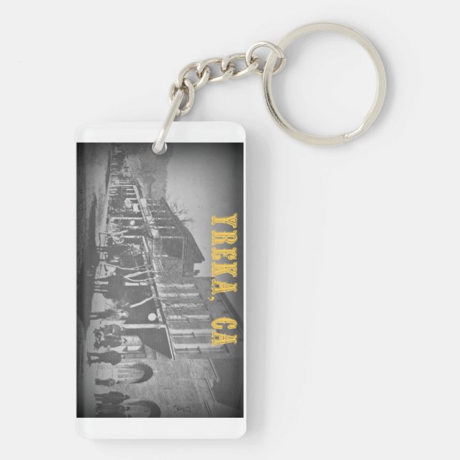 Yreka California Keychain (Back)
