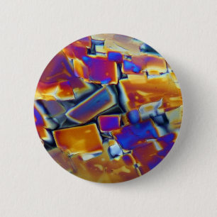 Yttrium nitrate under the microscope 2 inch round button