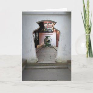 Yu Garden Doorway - Shanghai, Chine - Carte de voe