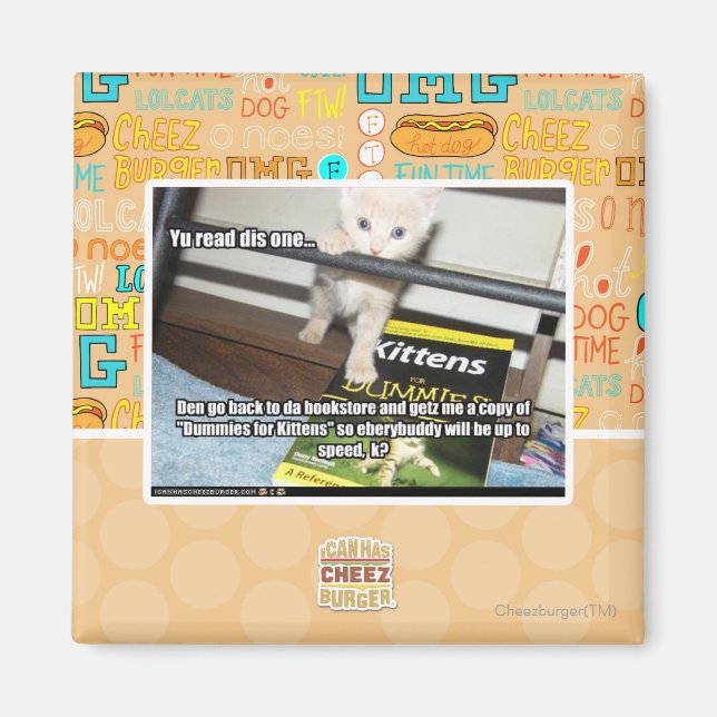 Yu red dis one.. magnet (Front)