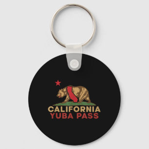 Yuba P California Vintage Bear Retro State Pride Keychain