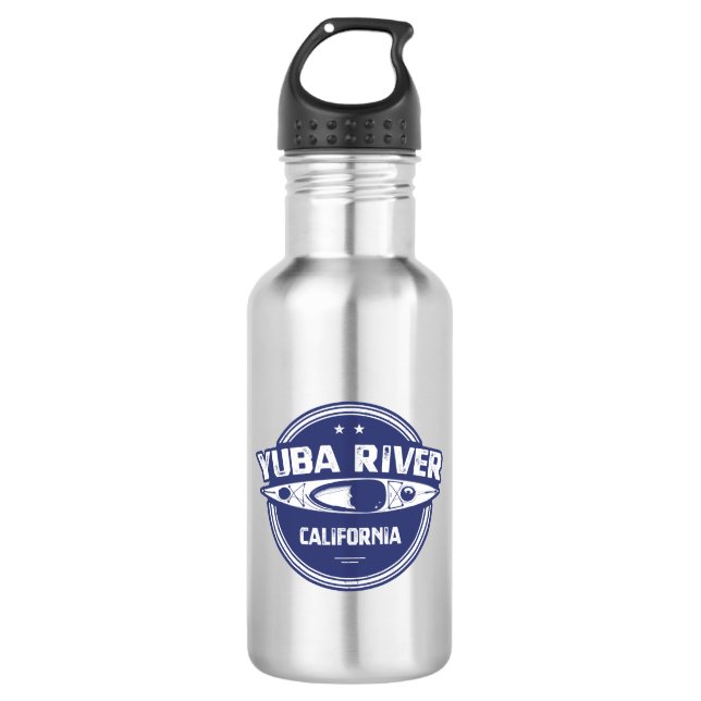 Yuba River California Kayaking 532 Ml Water Bottle (Front)