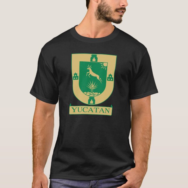 Yucatán Coat of Arms - Mexico T-Shirt (Front)