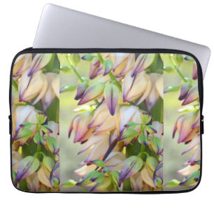 yucca flowers laptop sleeve