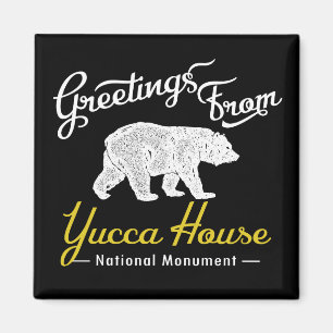 Yucca House National Monument Bear Magnet