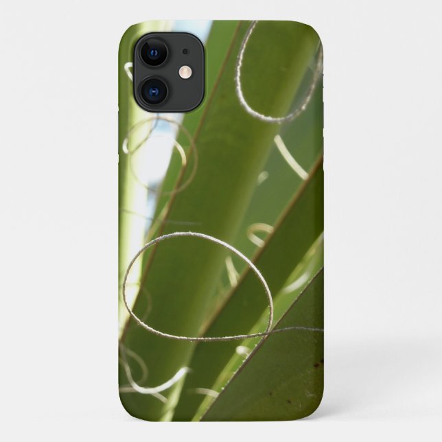 Yucca Leaves Green Nature Photography Case-Mate iPhone Case (Back)