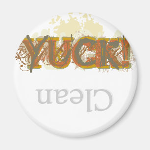 Yuck!/Clean dishwasher magnet (light)
