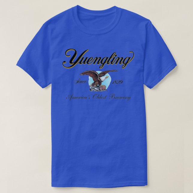 Yuengling Brewing Baseball T T-Shirt (Design Front)