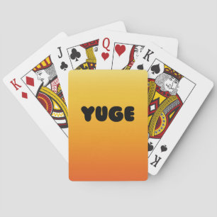 YUGE DESIGN PLAYING CARDS