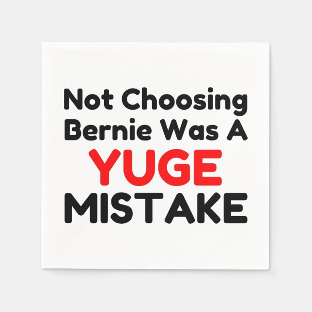 Yuge Mistake Napkin (Front)