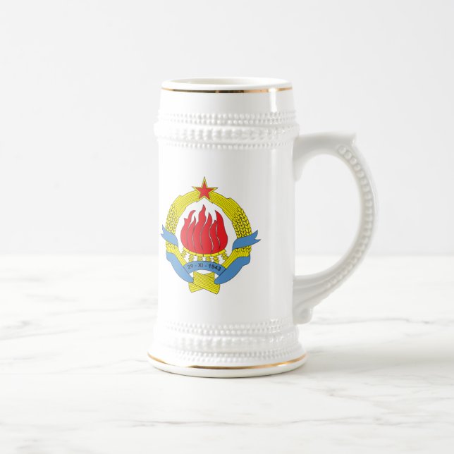 Yugoslavia Coat of Arms (1963) Mug (Right)