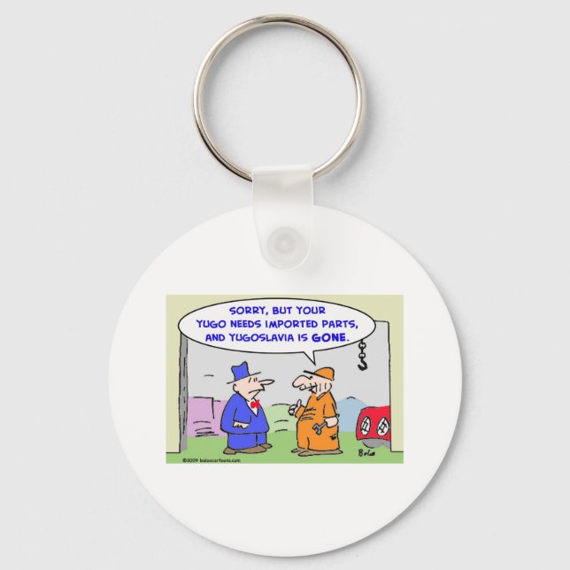 yugoslavia imported parts keychain (Front)