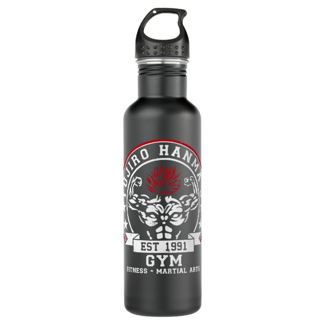 Yujiro hanma gym 710 ml water bottle (Front)