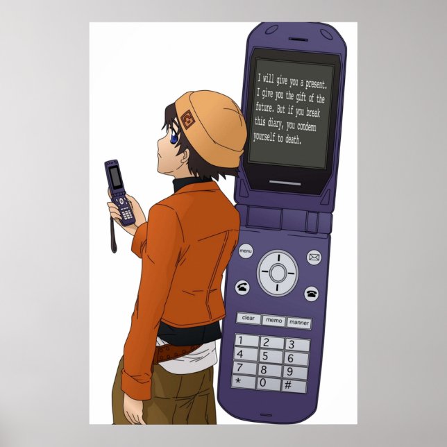 Yuki and the Future Diary Poster (Front)