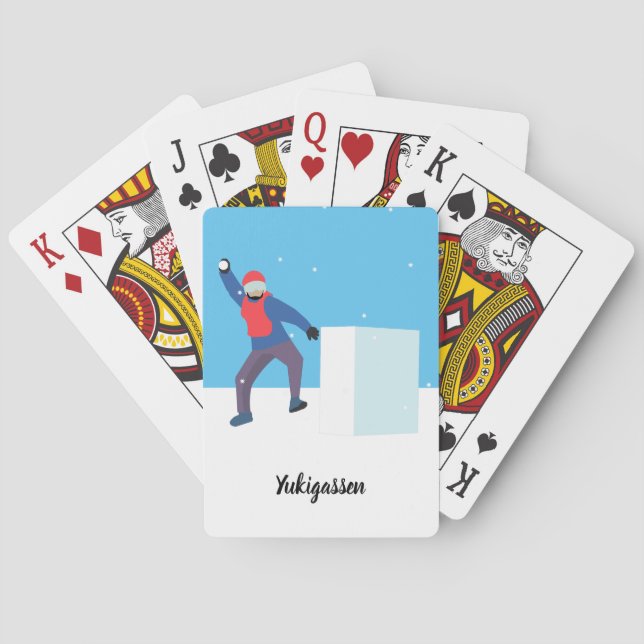 Yukigassen Playing Cards (Back)