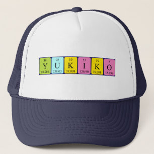 Yukiko periodic table name hat