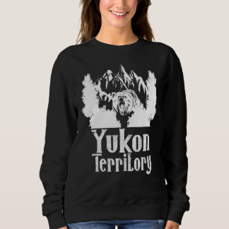 Yukon Canada Nature Bear Mountains Men Women Vacat Sweatshirt