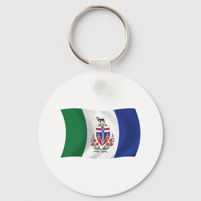Yukon Flag Keychain (Front)