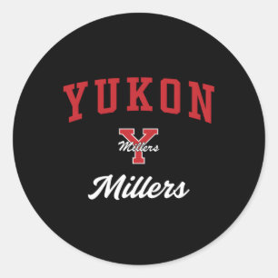 Yukon High School Millers Classic Round Sticker