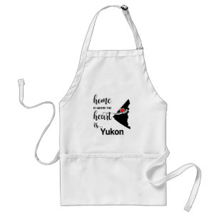 Yukon home is where the heart is standard apron