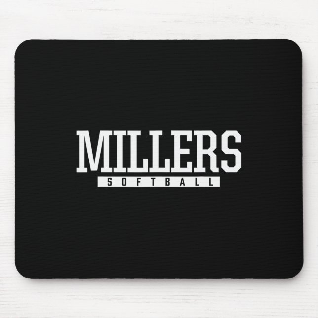 Yukon Millers Softll Hs  Mouse Pad (Front)