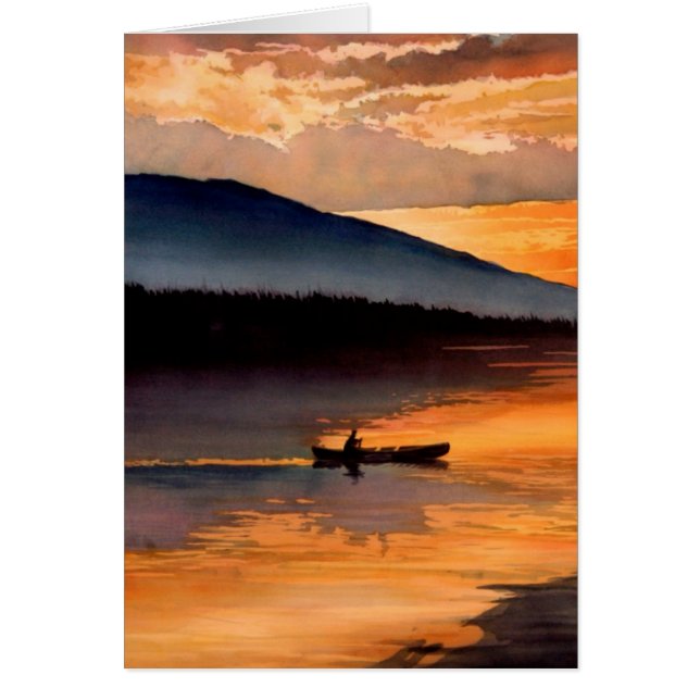 "Yukon Passage" Landscape Watercolor (Front)