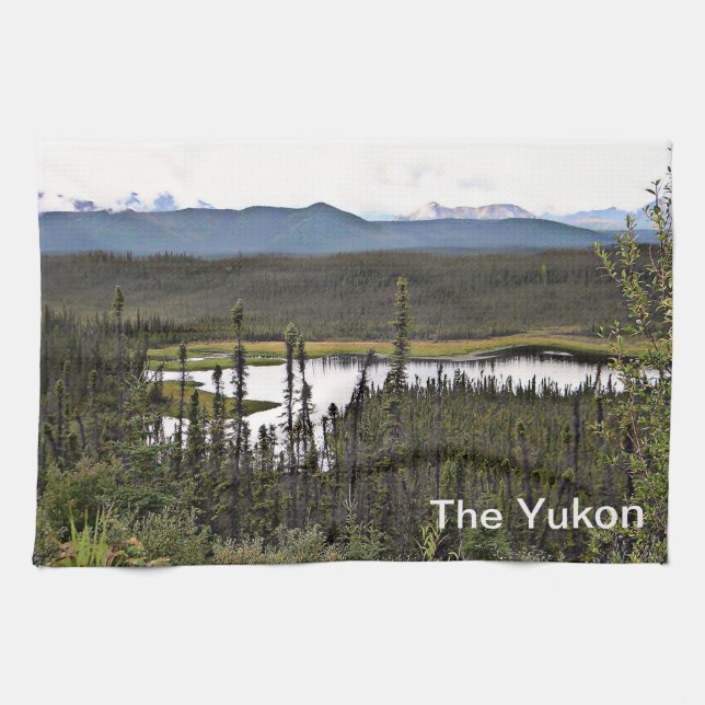 Yukon Pond Kitchen Towel (Horizontal)