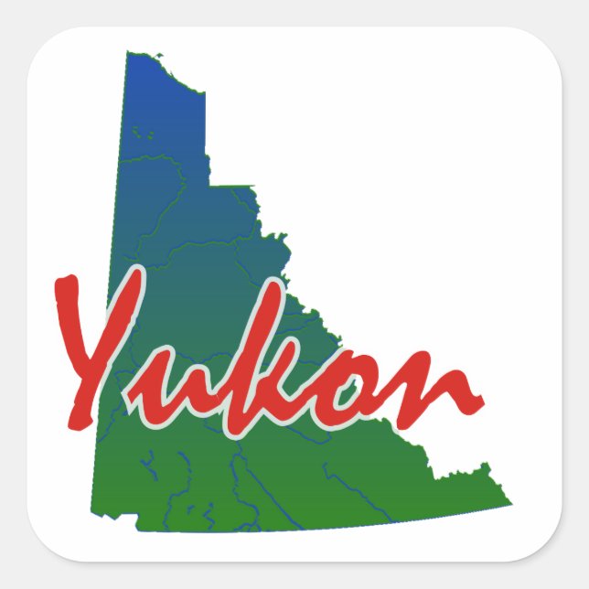 Yukon Square Sticker (Front)