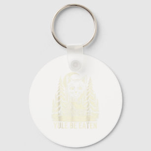 Yule Be Eaten Icelandic Cat Christmas Folklore Jól Keychain