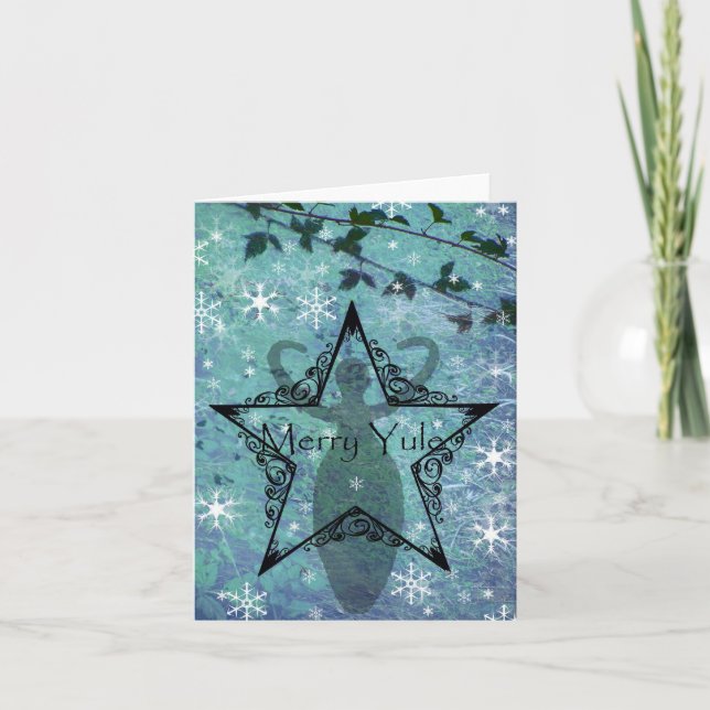 yule card goddess (Front)