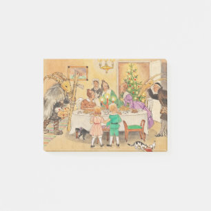 Yule Goat at the Dinner Table Post-it Notes