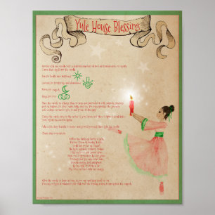 YULE HOUSE BLESSING POSTER