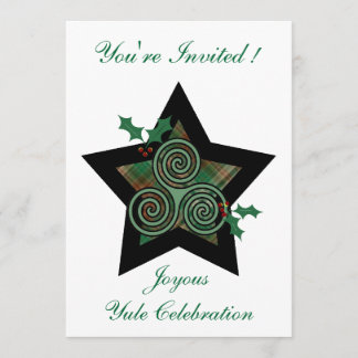 Yule - Joyous Yule Invitation