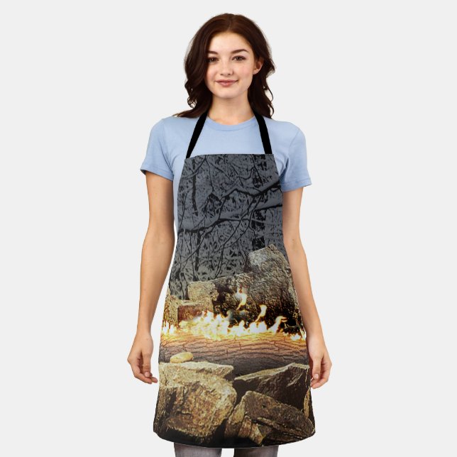 Yule Log Apron (Worn)