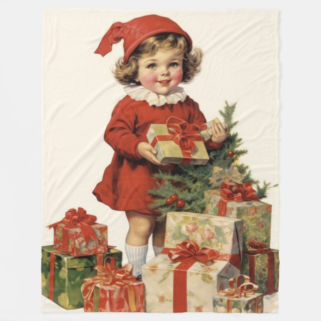 Yule Love The Past Christmas Blanket (Front)