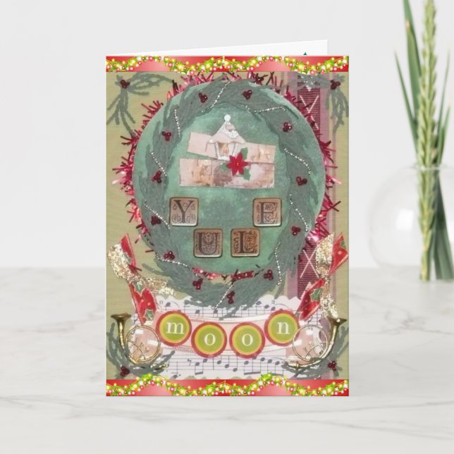 Yule Moon Card (Front)